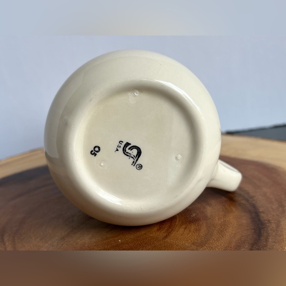 Franciscan Dinnerware, Calypso CREAMER  & SUGAR BOWL  VTG USA, circa 1978 - Picture 5 of 16